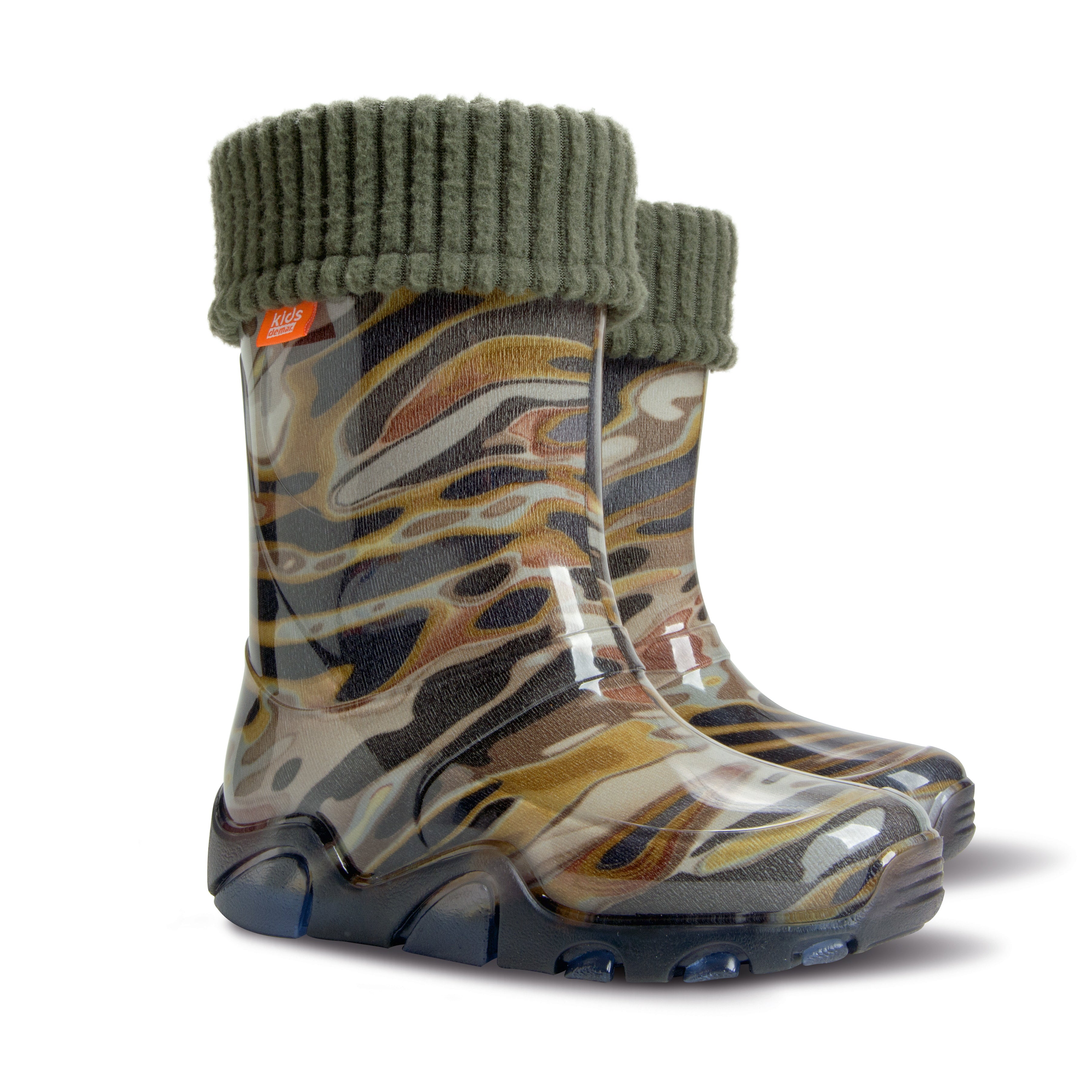 Demar Toddler Wellington Boots Boys Girls Lined Children Wellington Boots
