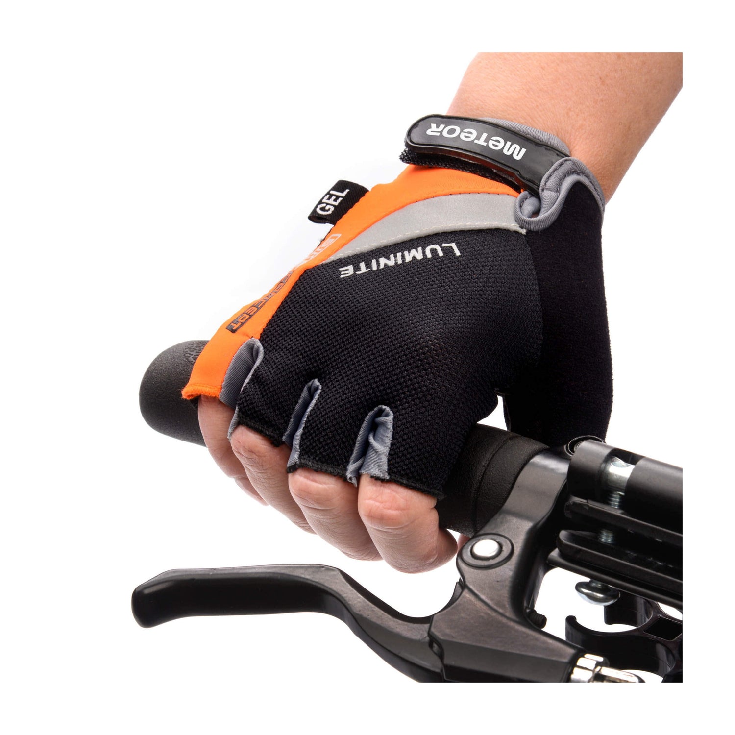 Meteor Gel GX35 Fingerless Cycling Gloves – Breathable, Anti-Slip – Kids &amp; Adult
