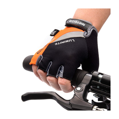 Meteor Gel GX35 Fingerless Cycling Gloves – Breathable, Anti-Slip – Kids &amp; Adult