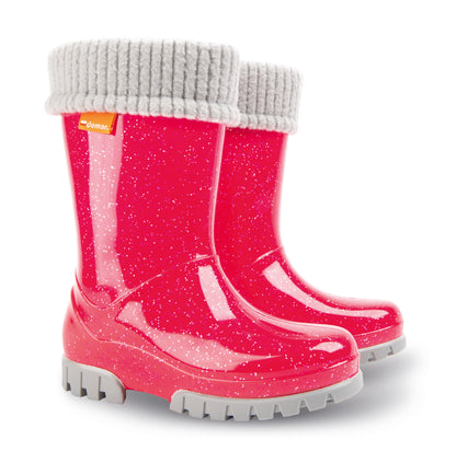 Demar Toddler Wellington Boots Boys Girls Lined Children Wellington Boots