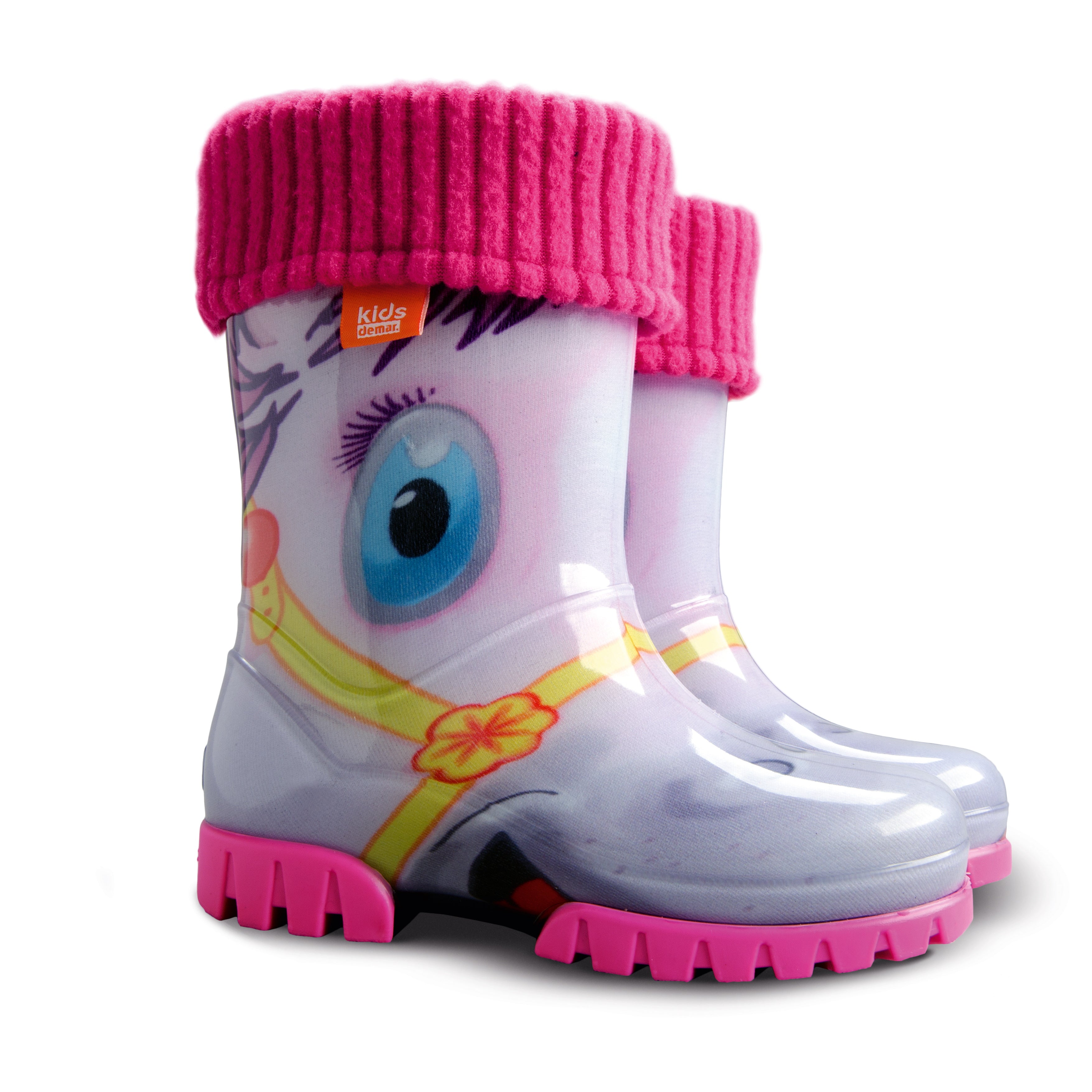 Demar Toddler Wellington Boots Boys Girls Lined Children Wellington Boots
