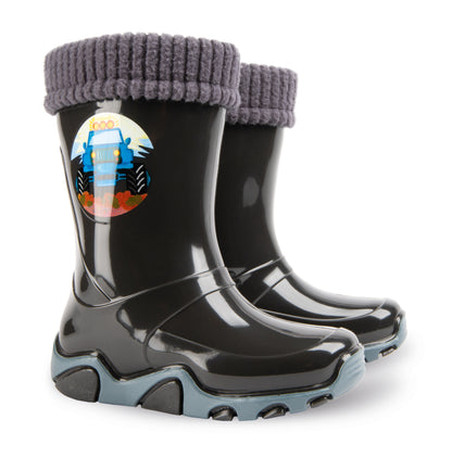 Demar Toddler Wellington Boots Boys Girls Lined Children Wellington Boots