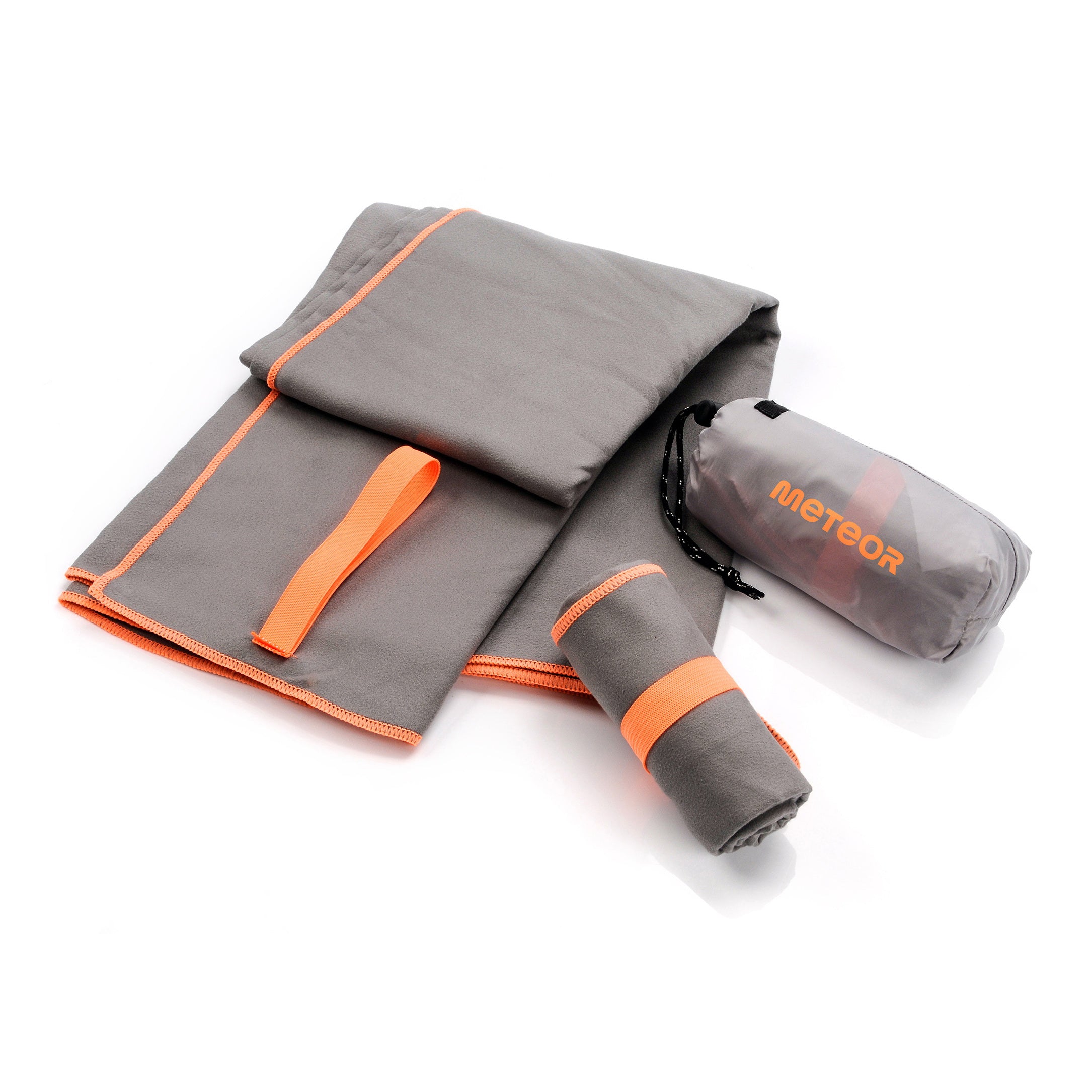 Meteor microfibre towel – Lightweight travel towel for gym, swimming, backpacking – Compact &amp; quick-dry gym towels with carry pouch – Travels Ideal for everyday use and trips