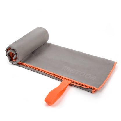 Meteor microfibre towel – Lightweight travel towel for gym, swimming, backpacking – Compact &amp; quick-dry gym towels with carry pouch – Travels Ideal for everyday use and trips