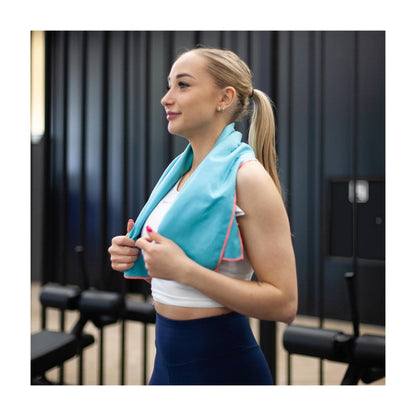 Meteor microfibre towel – Lightweight travel towel for gym, swimming, backpacking – Compact &amp; quick-dry gym towels with carry pouch – Travels Ideal for everyday use and trips