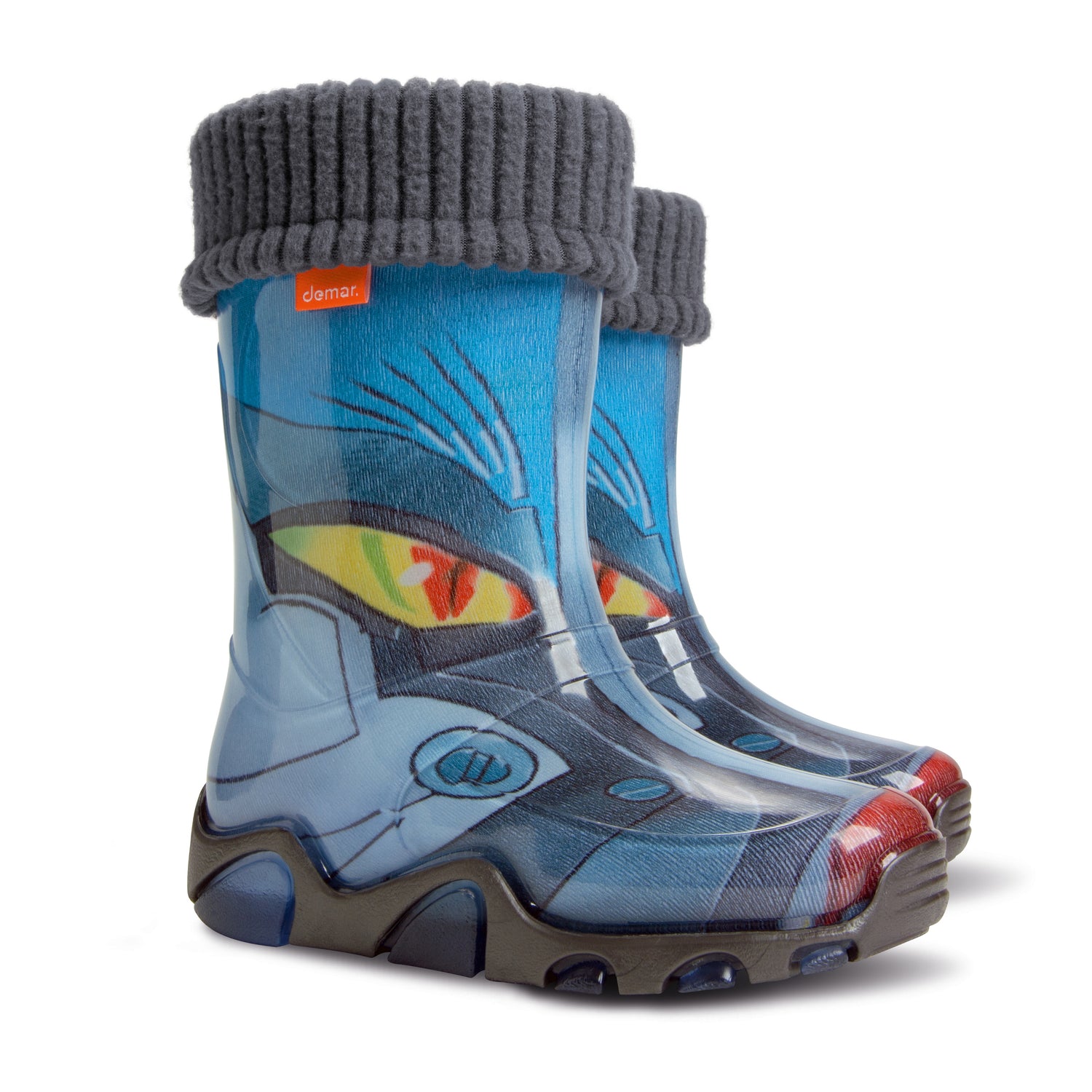 Demar Toddler Wellington Boots Boys Girls Lined Children Wellington Boots