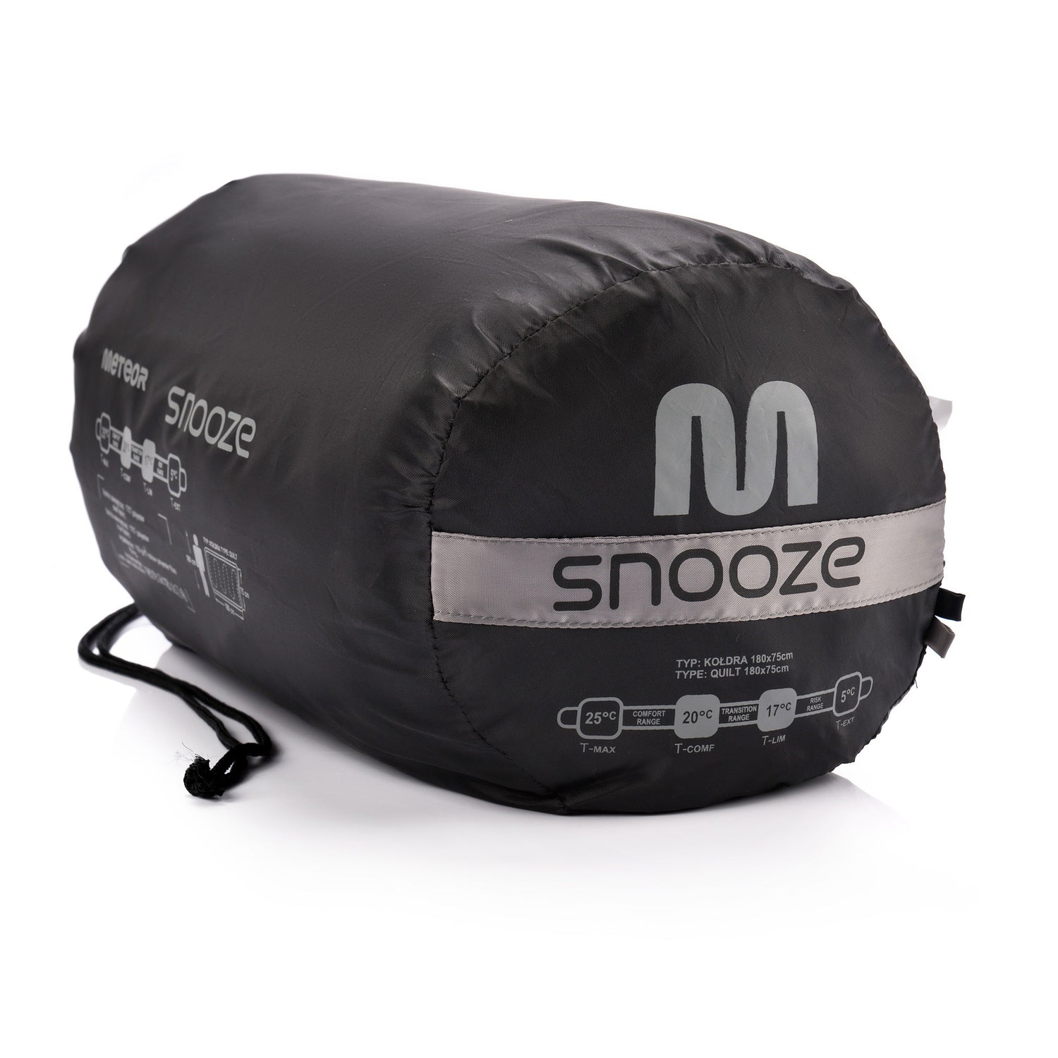 Meteor - Snooze Sleeping Bag – Camping Equipement – Compact Travel Gear for Hiking, Sleepover – Winter, Spring, Summer or Fall