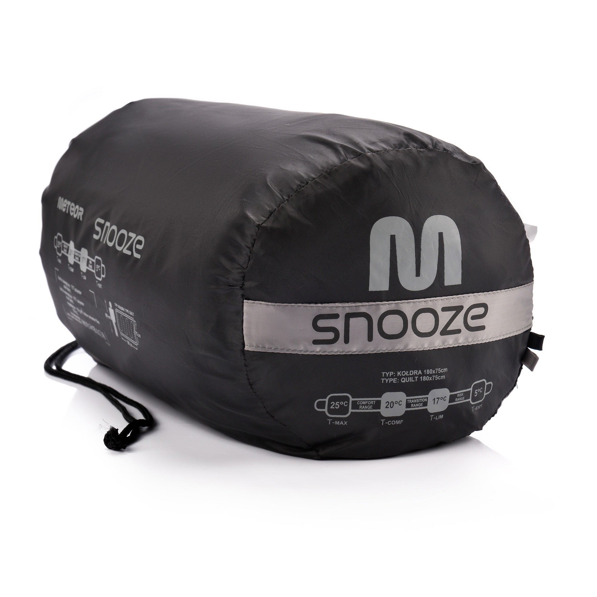 Meteor - Snooze Sleeping Bag – Camping Equipement – Compact Travel Gear for Hiking, Sleepover – Winter, Spring, Summer or Fall