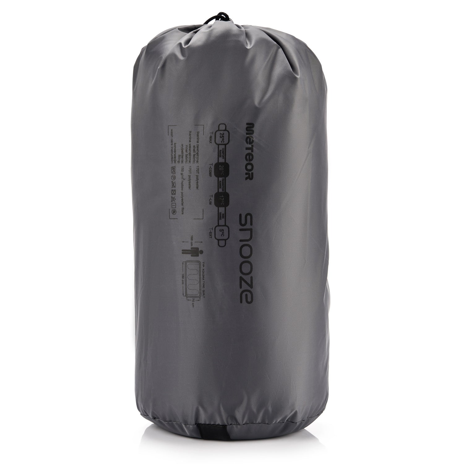 Meteor - Snooze Sleeping Bag – Camping Equipement – Compact Travel Gear for Hiking, Sleepover – Winter, Spring, Summer or Fall