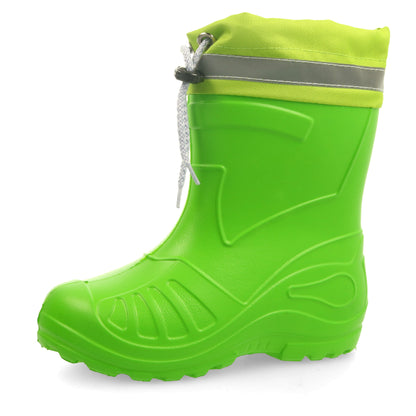 Gordano 050K EVA Reflection Light Kids Girls Wellington Boots Rainy Snow Wellies