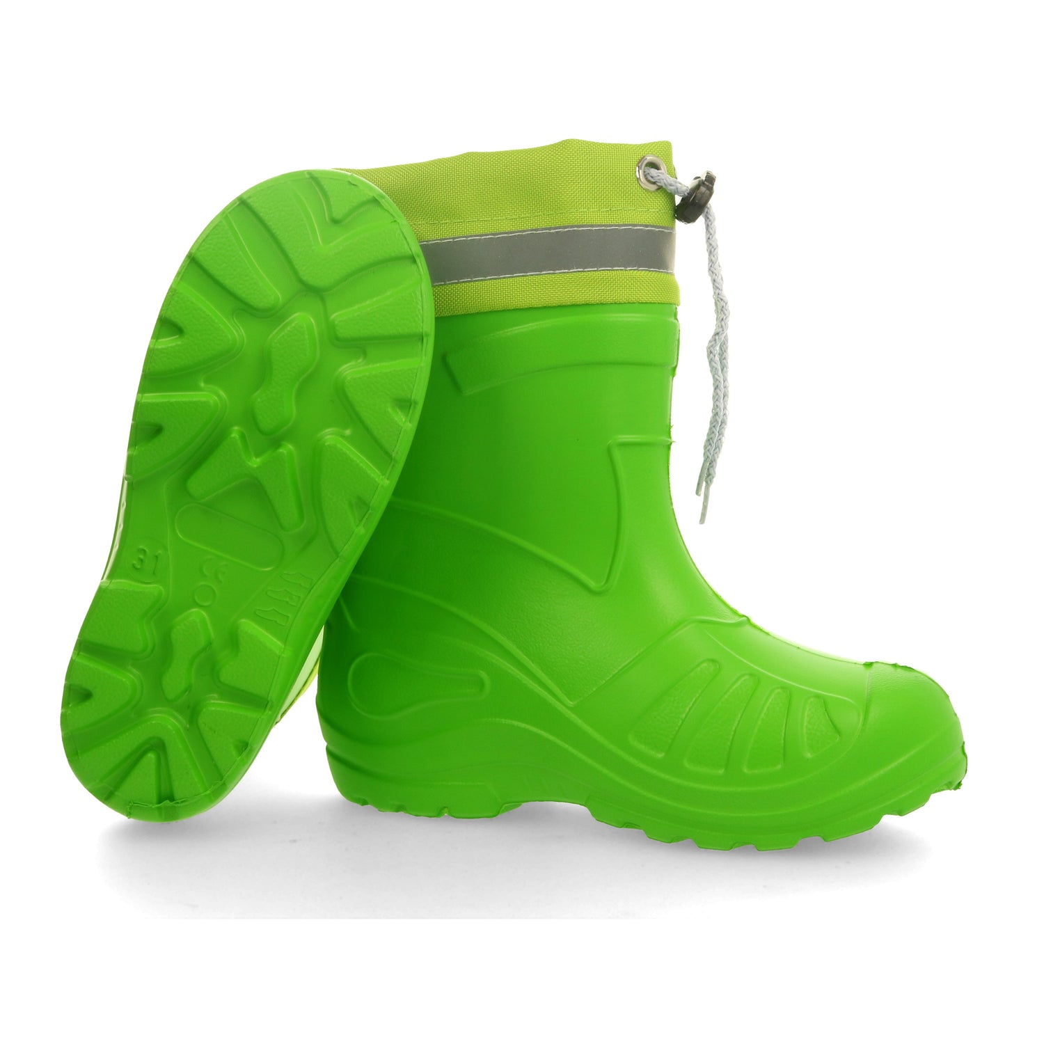 Gordano 050K EVA Reflection Light Kids Girls Wellington Boots Rainy Snow Wellies