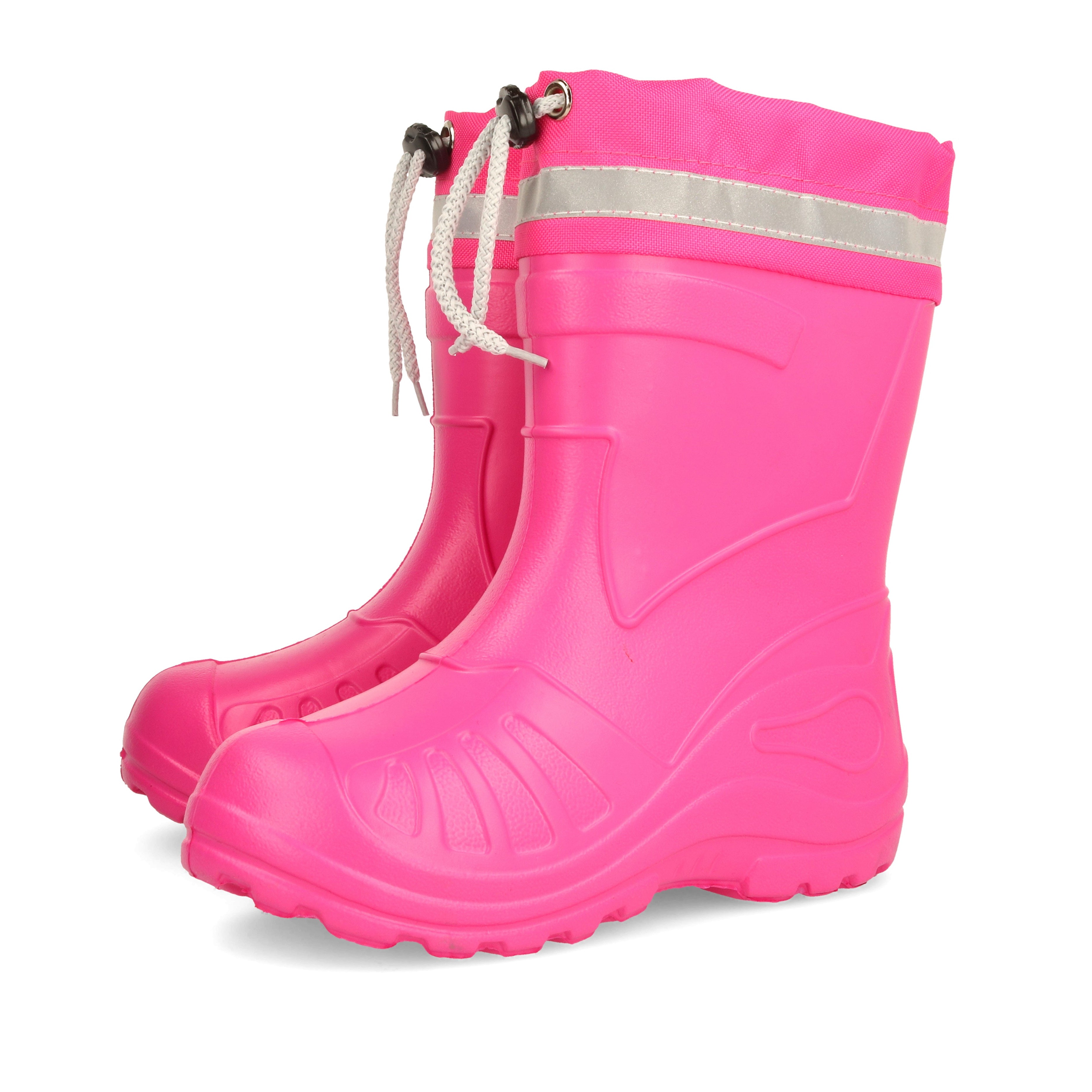 Gordano 050K EVA Reflection Light Kids Girls Wellington Boots Rainy Snow Wellies