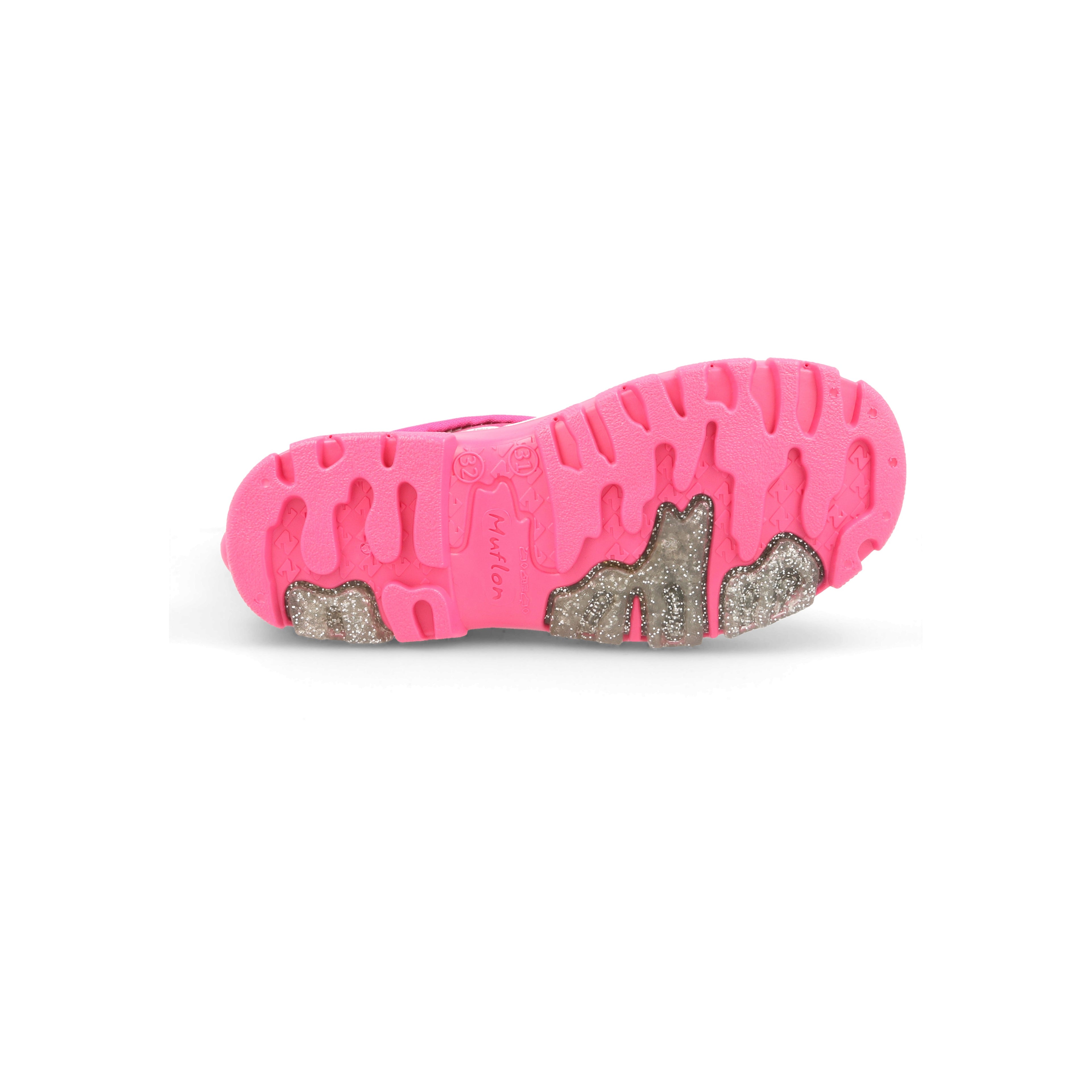 Kids Girls Wellies for Rain &amp; Snow, Rain boots, Muflon fluo RenBut