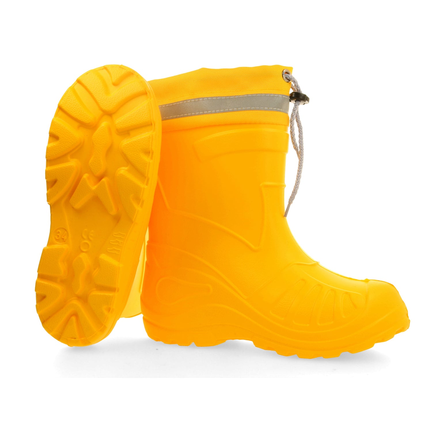 Gordano 050K EVA Reflection Light Kids Girls Wellington Boots Rainy Snow Wellies