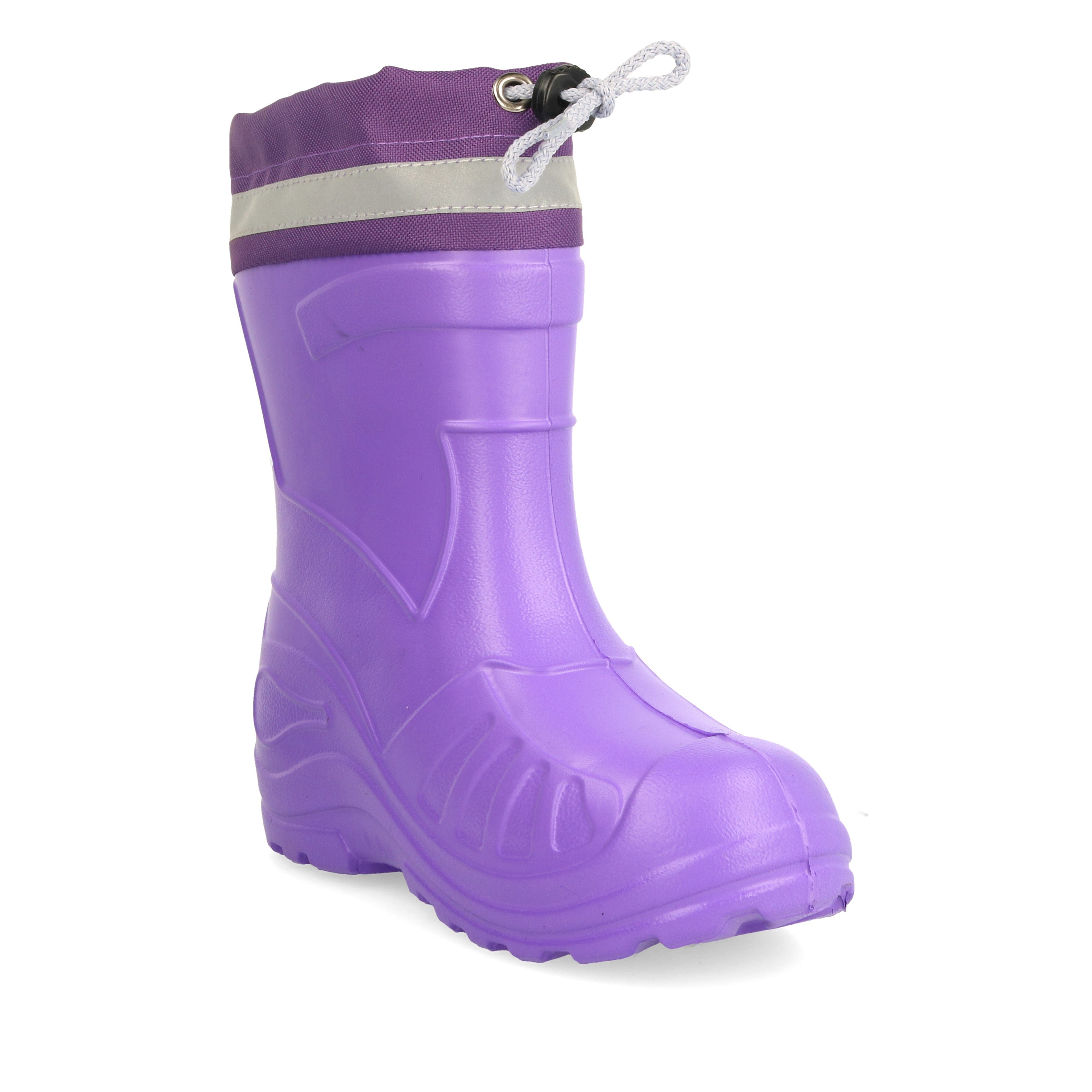 Gordano 050K EVA Reflection Light Kids Girls Wellington Boots Rainy Snow Wellies