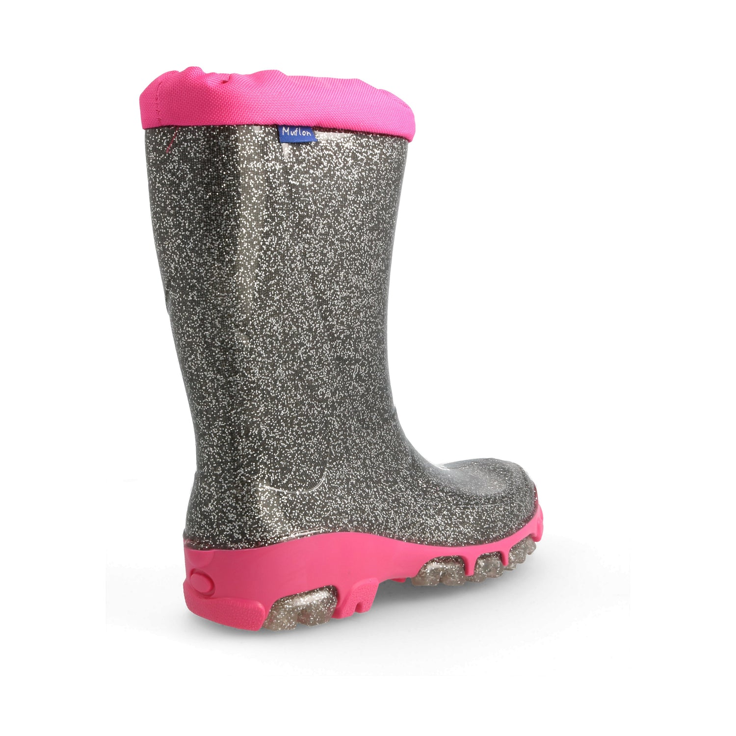 Kids Girls Wellies for Rain &amp; Snow, Rain boots, Muflon fluo RenBut
