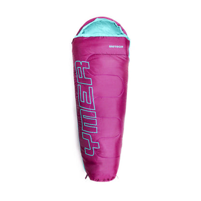 Meteor - YMER Kids Sleeping Bag – Camping Equipement for Girls, Boys &amp; Teens – Compact Travel Gear for Hiking, Sleepover – Winter, Spring, Summer or Fall