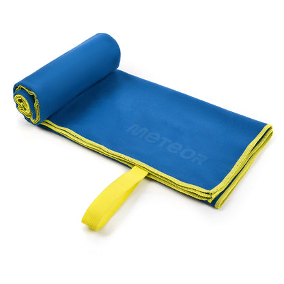 Meteor microfibre towel – Lightweight travel towel for gym, swimming, backpacking – Compact &amp; quick-dry gym towels with carry pouch – Travels Ideal for everyday use and trips