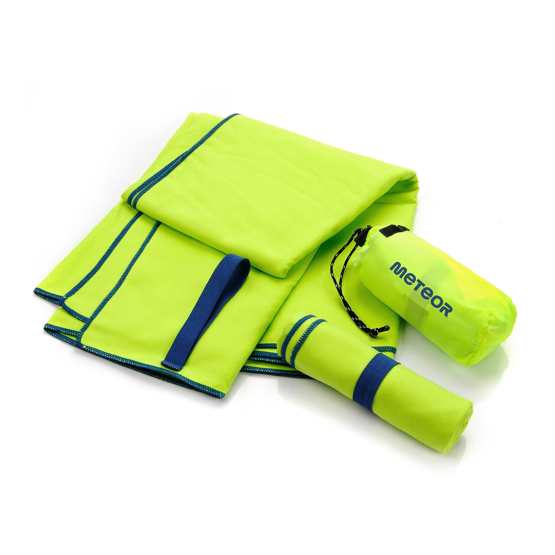 Meteor microfibre towel – Lightweight travel towel for gym, swimming, backpacking – Compact &amp; quick-dry gym towels with carry pouch – Travels Ideal for everyday use and trips