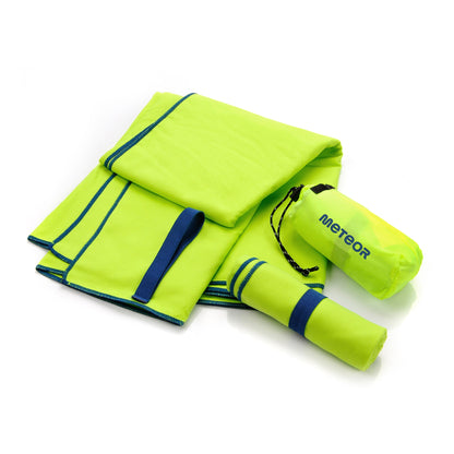Meteor microfibre towel – Lightweight travel towel for gym, swimming, backpacking – Compact &amp; quick-dry gym towels with carry pouch – Travels Ideal for everyday use and trips
