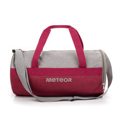 Meteor Siggy 25L Gym Duffel Cabin Holdall Bag - Lightweight Sports Luggage with Shoe Compartment, Shoulder Strap, Underseat Hand Size for Travel Workout Weekend Overnight