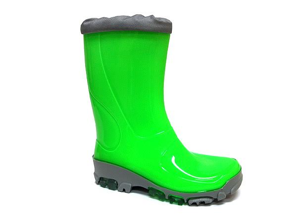 Kids Girls Wellies for Rain &amp; Snow, Rain boots, Muflon fluo RenBut