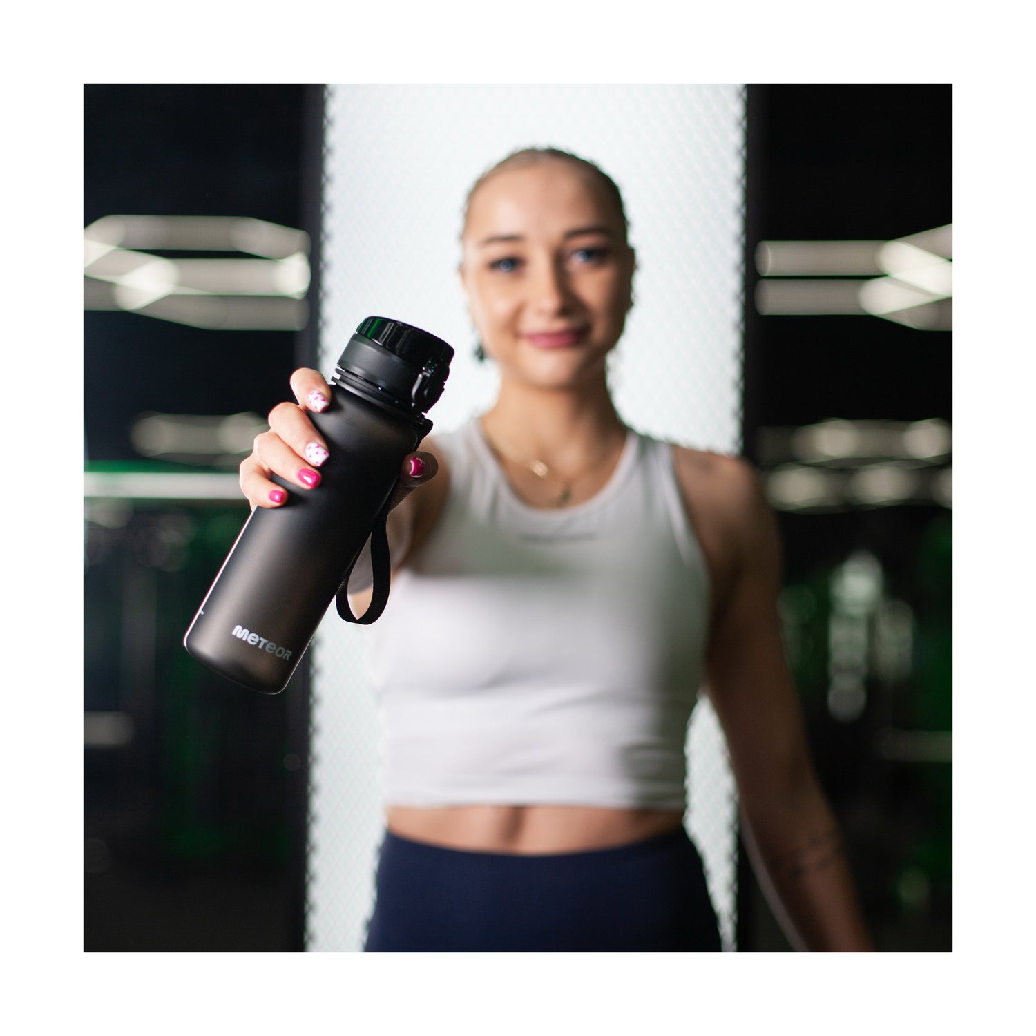 Meteor Water Bottle – Leak-Proof Flip Cap - Sports and Travel